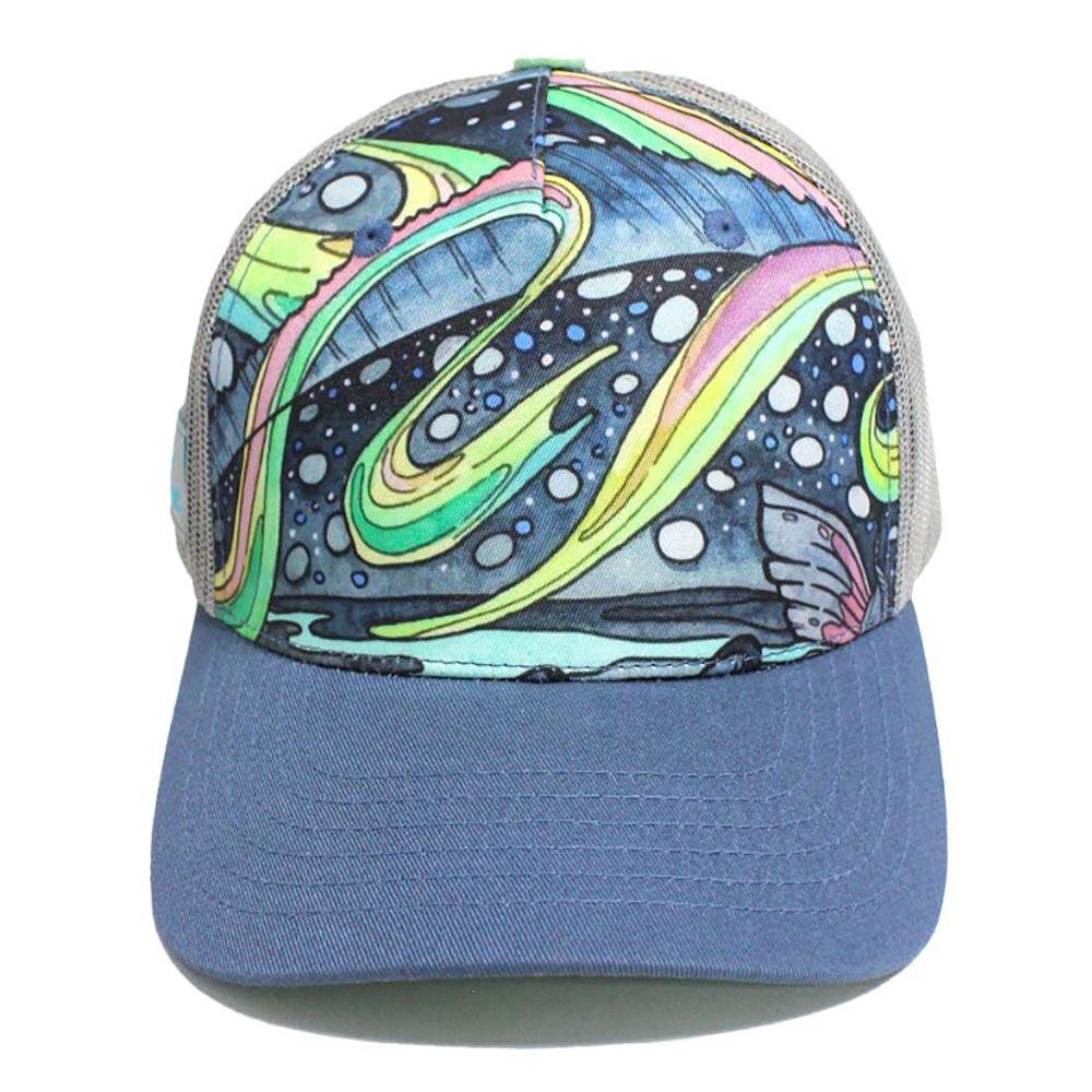 Fishewear Haliborealis Abstract Trucker Hat in One Color